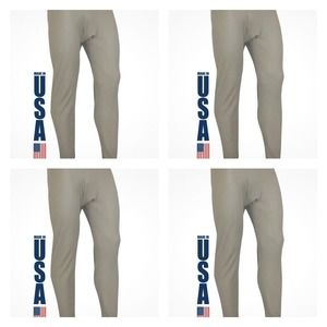 (4) L XGO Phase 2 Mid-weight Phase 2 Waffle Thermal Tan‎ Desert Sand Pants Mens